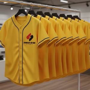 Camiseta Deportiva de Béisbol Personalizada Unisex, Uniforme Ligero, Transpirable y de Secado Rápido, Poliéster, Venta al Por Mayor, Calidad de Exportación - Product Image 4