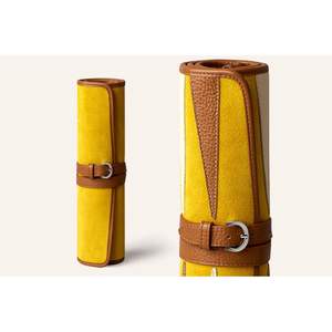 Ensemble de Backgammon Portable en Cuir pour Voyage - Jeu de Backgammon en Daim de Luxe, Cadeau d'Entreprise, Jeu de Backgammon Enroulable pour Adultes - Product Image 2