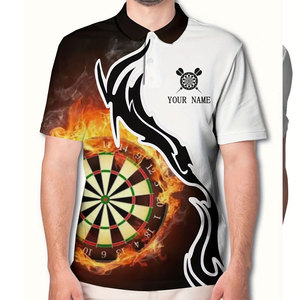 Camiseta transpirable de manga corta con estampado completo, diseño personalizado con nombre y equipo, ideal para competición, entrenamiento y uso casual. - Product Image 3