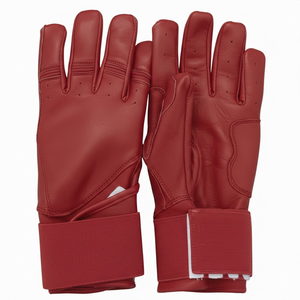 Guantes de Bateo de Béisbol de Poliéster/Algodón, Ecológicos, Ambidiestros, con Cierre de Gancho y Bucle, Diseño de Lujo, Guantes de Bateo de Grado Profesional - Product Image 2