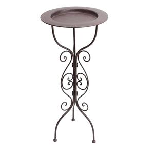 Décoration paysagère, station d'eau pour oiseaux, abreuvoir pour oiseaux, mangeoire pour oiseaux, bain pour oiseaux antique, décoration de jardin de ferme, support métallique - Product Image 6