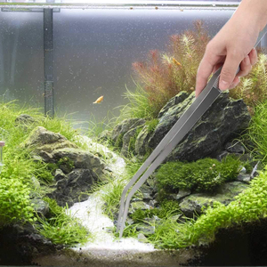 Pinces longues 15 pouces, 2 pièces, design courbé et droit avec embouts antidérapants, outils d'alimentation pour reptiles, serpents, dragons barbus - Product Image 4