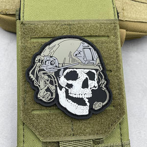 Parche de Goma PVC Personalizado al por Mayor, Insignia de Silicona Suave para Ropa, Bolsos, Gorras, Jeans, Accesorios Tácticos para Exteriores - Product Image 4