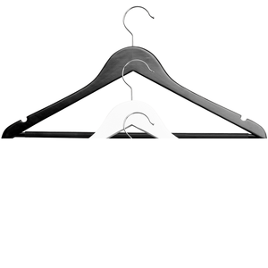 Cintre en bois courbé moderne de luxe haut de gamme pour boutique, écologique, pour armoire, avec crochet personnalisé - Product Image 6