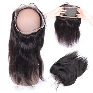 New Popular HD Lace <b>Front</b> <b>Wigs</b> Natural Hairline Straight Water Wave Kinky Baby Hair Ventilated Natural Edges Human Hair <b>Wigs</b> - Product Image 5
