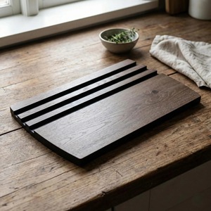 Tabla de cortar de madera para cocina, bloque de madera de bambú para cortar - Product Image 5