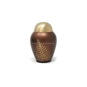 Affordable <b>mini</b> brass keepsake <b>urns</b> <b>for</b> <b>ashes</b> crafted with high quality finish <b>for</b> personal keepsakes - Product Image 5