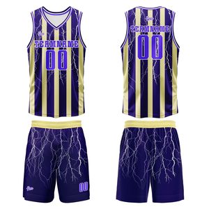 Uniforme de Baloncesto Estilo Urbano, Jersey de Corte Atlético con Pantalones Cortos a Juego, Uniforme de Baloncesto Listo para Torneos - Product Image 1