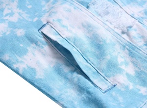 Veste sportive à capuche en coton uni pour l'automne et l'hiver, avec doublure en polaire, taille plus, tendance mode masculine - Product Image 5