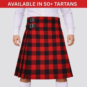 Kilt Tartan Rob Roy Obexa Traditionnel des Highlands, Sur Mesure, Mélange de Laine Acrylique Premium, Prêt à Porter, Plus de 50 Modèles Disponibles - Product Image 6