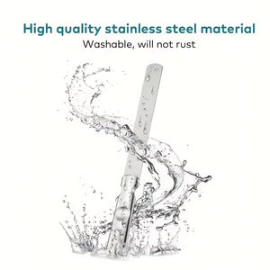 Mini lime à ongles professionnelle en acier inoxydable double face durable réutilisable, outil de manucure pour ongles naturels, logo personnalisé - Product Image 2