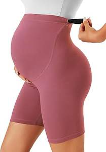 Shorts de Maternidad para Yoga, Ajustados, Sin Costuras, Compresivos, para Ciclismo, Ejercicio, Fitness, Elásticos, Transpirables, para Embarazo - Product Image 4