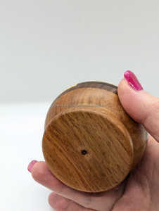 Support artistique en céramique pour T-Light avec motif floral peint à la main pour anniversaires, anniversaires, mariages et décoration de festival - Product Image 2