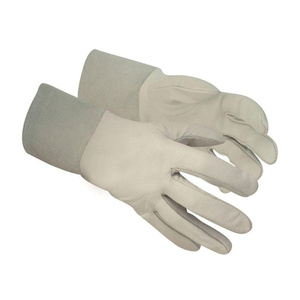 Gants de soudage TIG en cuir de mouton et croûte de cuir de vache, résistants à l'abrasion, ignifuges, pour la construction et la lutte contre les incendies - Product Image 5