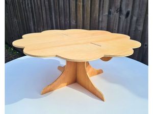 Plateau à gâteau artisanal en bois de qualité supérieure pour table de desserts de mariage et service en restaurant à bas prix par NEHA ENTERPRISES - Product Image 2
