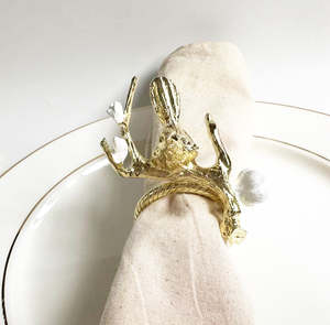 Anneaux de serviette décoratifs de luxe pour la salle à manger, porte-serviettes élégants pour les fêtes et les célébrations - Product Image 5