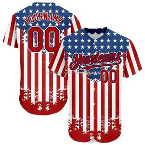 Maillot de football américain personnalisé, t-shirt de club à domicile, impression numérique, matière polyamide, col en V, service OEM, teint en pièce pour - Product Image 2