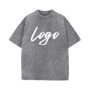 T-shirt oversize 100 % coton vierge, fabrication sur mesure, streetwear pour hommes, avec couleur et design personnalisés - Product Image 1