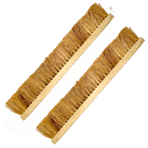 Whole Sale Jumbo Natural Coconut Fiber Durable Heavy Duty Eco Friendly Household Cleaning <b>Brush</b> Wooden Base Handle <b>Scrub</b> Tools - Product Image 2