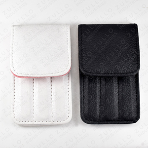 Multi Color Eyebrow Tweezers Set with PU Leather Case <b>Square</b> Slant Point Tip Professional Beauty <b>Tools</b> OEM - Product Image 5