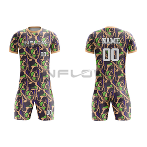 เสื้อฟุตบอลผ้าฝ้าย 100% ระบายอากาศได้ดี น้ำหนัก 160 กรัม แบบไม่มีแขน แห้งเร็ว พิมพ์ลายแบบซับลิเมชั่นตามสั่ง ชุดฝึกซ้อมทีมชาย บริการ OEM - Product Image 6