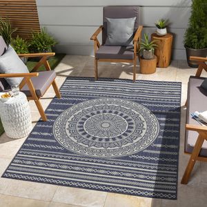 Sunshine GC_HAR2016 Blu 7 piedi 10 pollici X 10 piedi 3 pollici Set di Tappeti per Interni/Esterni - Product Image 1