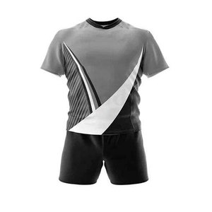 Ensemble de maillot de football pour homme à imprimé géométrique, manches courtes, respirant, coupe athlétique, sublimé, toutes saisons, vêtements de sport pour adultes - Product Image 3