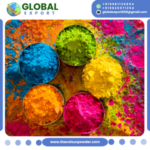 Poudre de couleur Holi, large gamme de couleurs néon et végétales, emballage en vrac multicolore, fournisseur d'exportation Inde, célébrations du festival Holi - Product Image 4