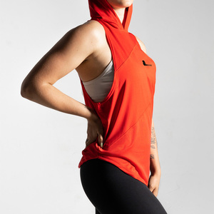 Camiseta sin mangas informal para mujer, de punto, de algodón y elastano, ecológica, de secado rápido y transpirable - Product Image 4