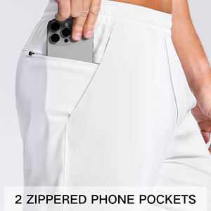 Shorts de tennis pour hommes OEM de haute qualité, séchage rapide, respirants, légers, pour sports de plein air et fitness, avec nom d'équipe personnalisé - Product Image 4