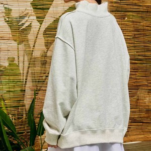 Jesus <b>Mock</b> <b>Neck</b> Crew <b>Neck</b> Sweatshirt Cotton Fleece Women Unisex Chenille Letter Tackle Twill University College Wear - Product Image 5