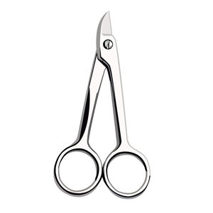 Surgical Heavy-Duty Stainless Steel Mini Wire Cutting Scissors: 12 cm Angled Scissors with Polish Finish By <b>Blush</b> Surgical - Product Image 1
