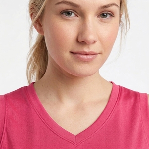 Débardeur sans manches décontracté pour femme, T-shirt de sport, vêtements de fitness, de course et d'entraînement, vente en gros - Product Image 4