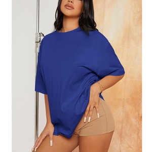 T-shirt décontracté d'été pour femmes, respirant, écologique, imprimé tendance, col rond, manches courtes, logo tendance, taille plus - Product Image 1