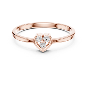 Anillo de Diamantes Cultivados en Laboratorio para Mujer AURELIA LOVE, en Oro Sólido de 18 Quilates con Baño de Rodio, Regalo de Compromiso, Boda, Eventos Glamurosos - Product Image 5