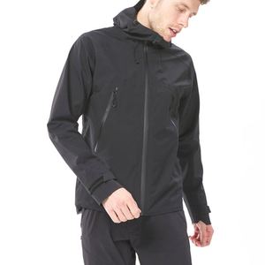 Mens Breathable Lightweight Rain <b>Jacket</b> Waterproof Outdoor Windbreaker Coat Adjustable Cuffs <b>Packable</b> Design - Product Image 3