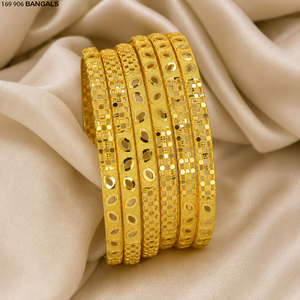 Elegantes Brazaletes de Aleación para Joyería de Moda, Brazaletes de Latón Chapados en Oro con Engaste de Canal, Brazaletes de Aleación Chapados en Oro de Moda - Product Image 2