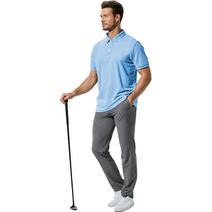 Nouveau design de polos décontractés pour hommes, à séchage rapide, 100% coton, couleur unie, polos pour hommes, logo personnalisé, polos de golf - Product Image 1