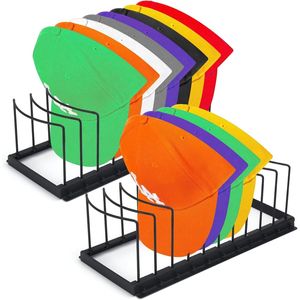 ShineMe Set di 2 Organizzatori per Cappellini da Baseball, Grande Capacità, Organizzatore per Armadio per Conservare Cappellini - Product Image 1