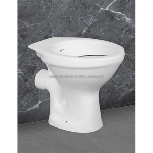 Inodoro de Cerámica de Diseño Premium, Montado en el Suelo, con Asiento de Cierre Suave, Modelo 1007 para Baño Contemporáneo - Product Image 2