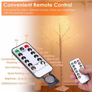 8-Mode Warm <b>White</b> <b>Lighting</b> <b>Lighted</b> Artificial <b>White</b> Birch Twig Tree Decorative <b>Lighting</b> for Wedding Holiday Festival Decoration - Product Image 5