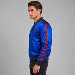 Veste d'hiver en satin pour homme avec logo personnalisé sur le devant - Vêtement d'extérieur léger, respirant et écologique - Service OEM/ODM - Confortable pour les occasions spéciales - Product Image 5