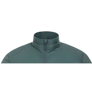 Custom OEM Printed Eco-Friendly Breathable <b>Fleece</b> Puffer <b>Jacket</b> Men Plus Size Option Waterproof Casual Winter Stand Collar Front - Product Image 2