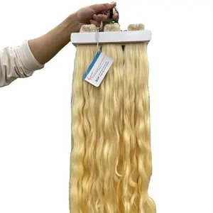 High Quality Natural Wavy Weft Machine Double Weft Genius Weft Hair Extensions Silky Straight Wave Style on Sale