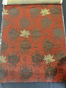 Tela de satén Jacquard de poliéster ultra suave 100%, peso medio, secado rápido, transpirable, hilo especial metálico, verde militar, ropa PK 1323 - Product Image 2