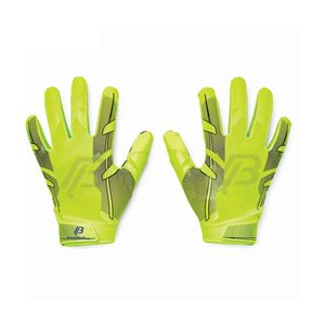 Custom <b>Men</b> American Football Receiver <b>Gloves</b> Sticky Grip Silicone Palm Hook Loop Closure <b>Waterproof</b> OEM ODM BULKBEAR Sports - Product Image 1