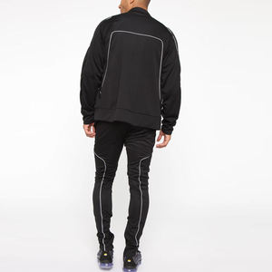 Wholesale Streetwear Crinkle Windbreaker <b>Tracksuit</b> Custom Logo Design 100% <b>Polyester</b> Two Piece Set Breathable <b>Tracksuit</b> - Product Image 2