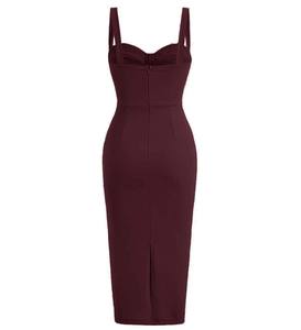 Robe polo pour femme personnalisable - Fabrication sous marque privée - Vêtements pour femmes à manches courtes avec bordure contrastée - Product Image 5