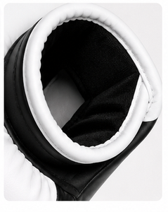 Gants de boxe en PU blancs, à doigts entiers, avec fermeture à lacets, pour adultes - Product Image 4