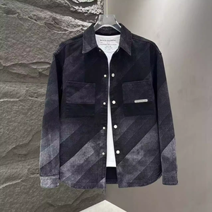 Chaqueta Vaquera de Corte Regular, Mezcla de Poliéster y Algodón, Prenda Exterior Informal, Duradera y Cómoda - Product Image 1